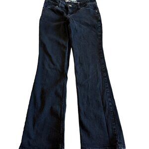 Wrangler Women's 5/6x32 Black Boot Cut Jeans
